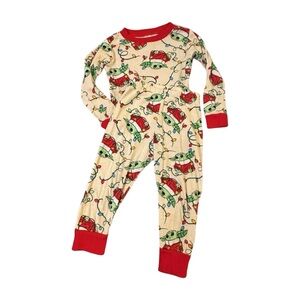 Festive Baby Yoda Pajama Set